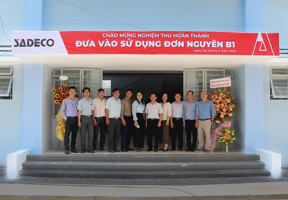 Hoàn thành nghiệm thu đơn nguyên B1 Khu lưu trú công nhân
