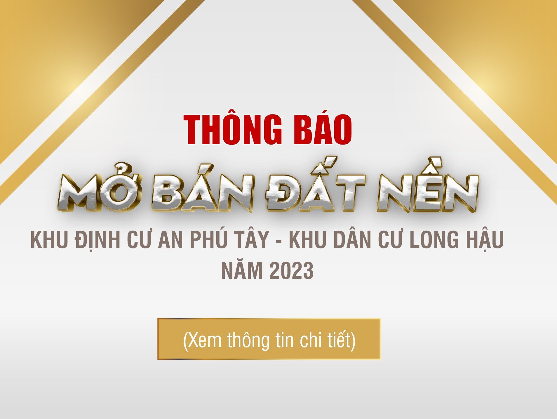 Thư ngỏ gửi đến Quý khách hàng về thông tin các sản phẩm mở bán năm 2023