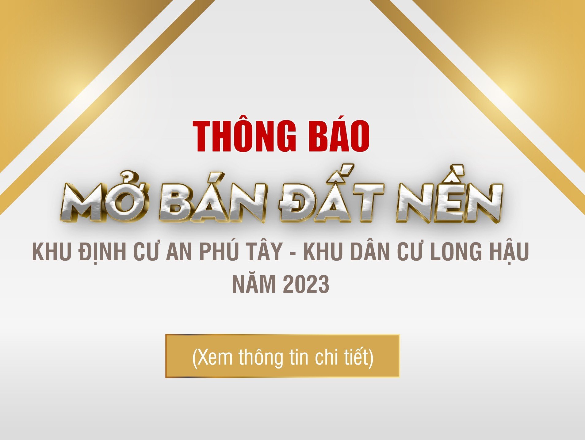 Thư ngỏ gửi đến Quý Khách Hàng về thông tin các sản phẩm mở bán năm 2023