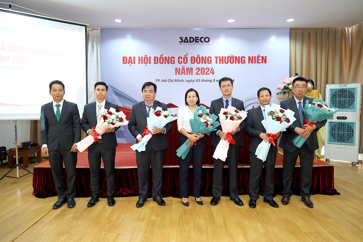 SADECO tổ chức thành công phiên họp Đại hội đồng cổ đông thường niên năm 2024